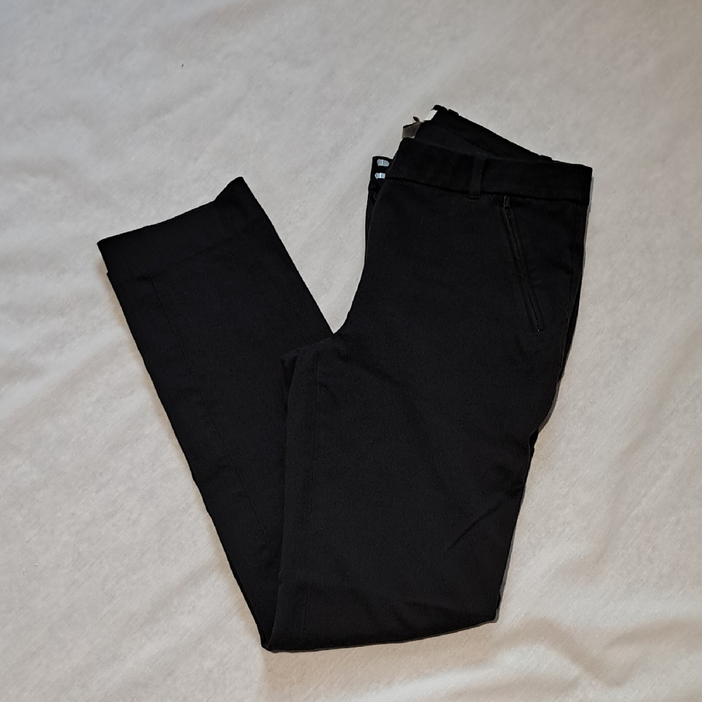 J. Crew Stretch‎ Black Pants. Size 2 Regular.